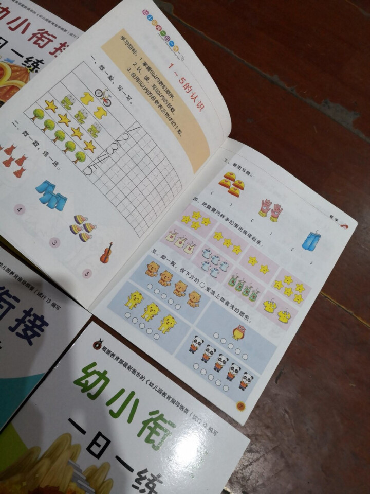 幼小衔接一日一练 数学+拼音+语言+偏旁部首全十册 幼儿早教书 根据幼儿园教育指导纲要试行编写怎么样，好用吗，口碑，心得，评价，试用报告,第5张