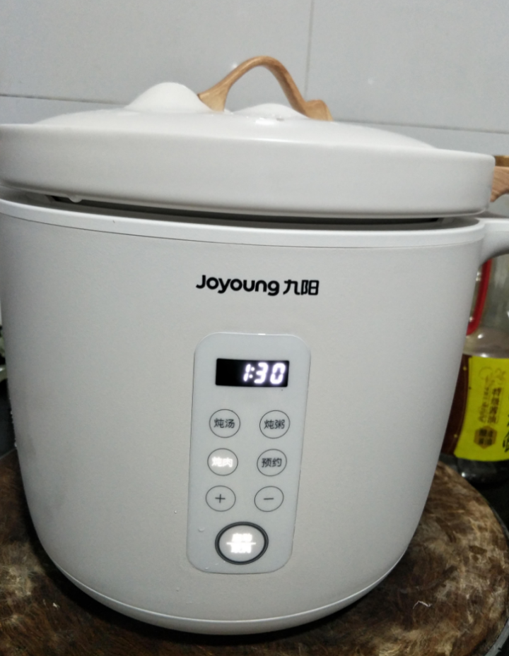 九阳（Joyoung）电炖锅家用预约陶瓷耐热电炖煮锅煲汤3.5L陶釜内胆D,第3张