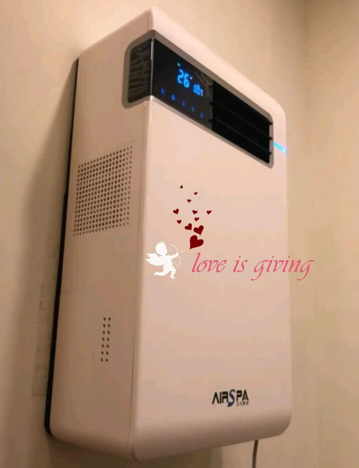 AIRSPA 新风系统家用新风机壁挂式空气净化器 除甲醛PM2.5/双向流通风换气 150D HYQF150舒适型怎么样，好用吗，口碑，心得，评价，试用报告,第5张