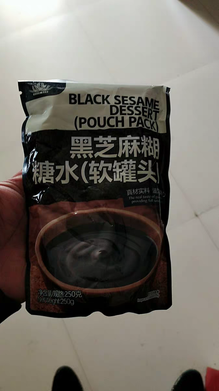 顺南牌糖水即食热食冻食黑芝麻糊陈皮红豆沙杏仁核桃糊甜品250G 黑芝麻糊怎么样，好用吗，口碑，心得，评价，试用报告,第3张