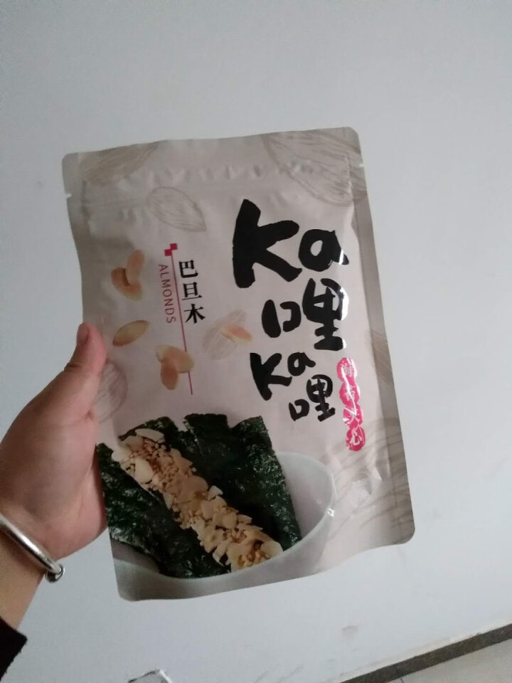 太祖 南瓜子仁坚果海苔芝麻夹心脆35g/袋 儿童辅食休闲零食 巴旦木仁夹心海苔脆怎么样，好用吗，口碑，心得，评价，试用报告,第2张