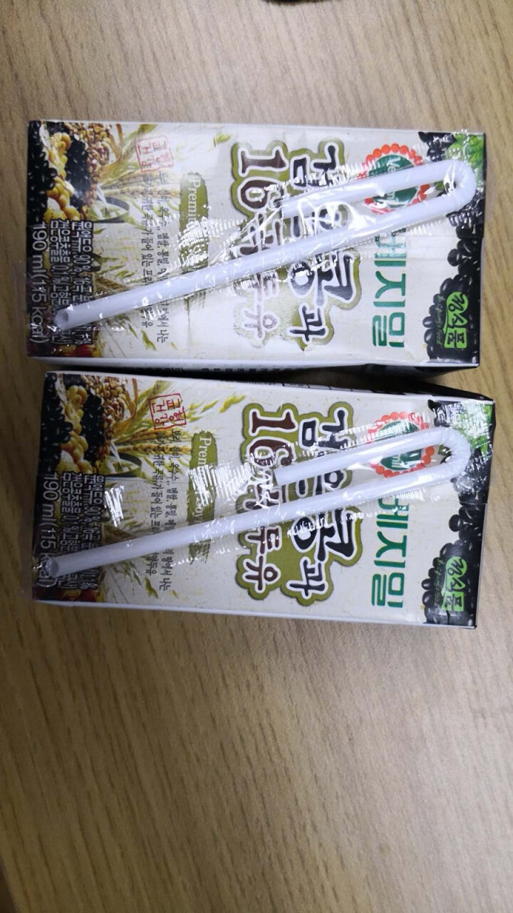 【韩国进口】倍吉美尔16谷物黑豆豆奶营养豆乳 190ml*2（体验装）怎么样，好用吗，口碑，心得，评价，试用报告,第2张