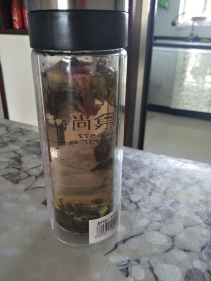 岐黄景鹊 茶叶花草茶 玫瑰荷叶茶包瘦肚子减脂独立三角袋泡茶包 64g 玫瑰荷叶茶试用装（1袋）怎么样，好用吗，口碑，心得，评价，试用报告,第4张