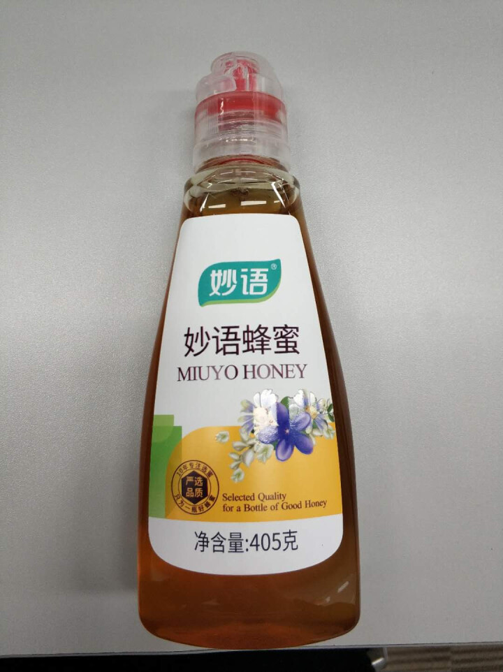 妙语（MiuYo）纯净天然农家自产土取蜂蜜 405g*1瓶怎么样，好用吗，口碑，心得，评价，试用报告,第2张