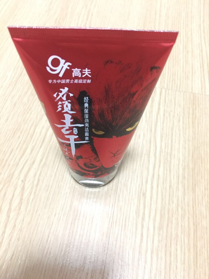 高夫经典保湿劲爽洁面膏120g（洗面奶男 补水保湿 护肤化妆品）怎么样，好用吗，口碑，心得，评价，试用报告,第4张