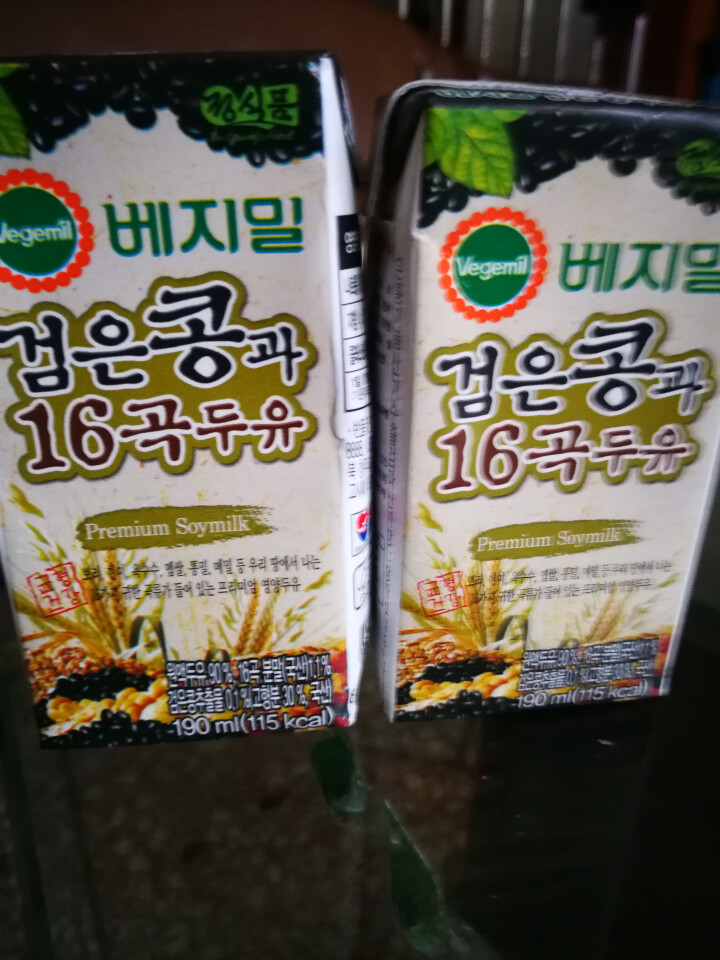 【韩国进口】倍吉美尔16谷物黑豆豆奶营养豆乳 190ml*2（体验装）怎么样，好用吗，口碑，心得，评价，试用报告,第2张