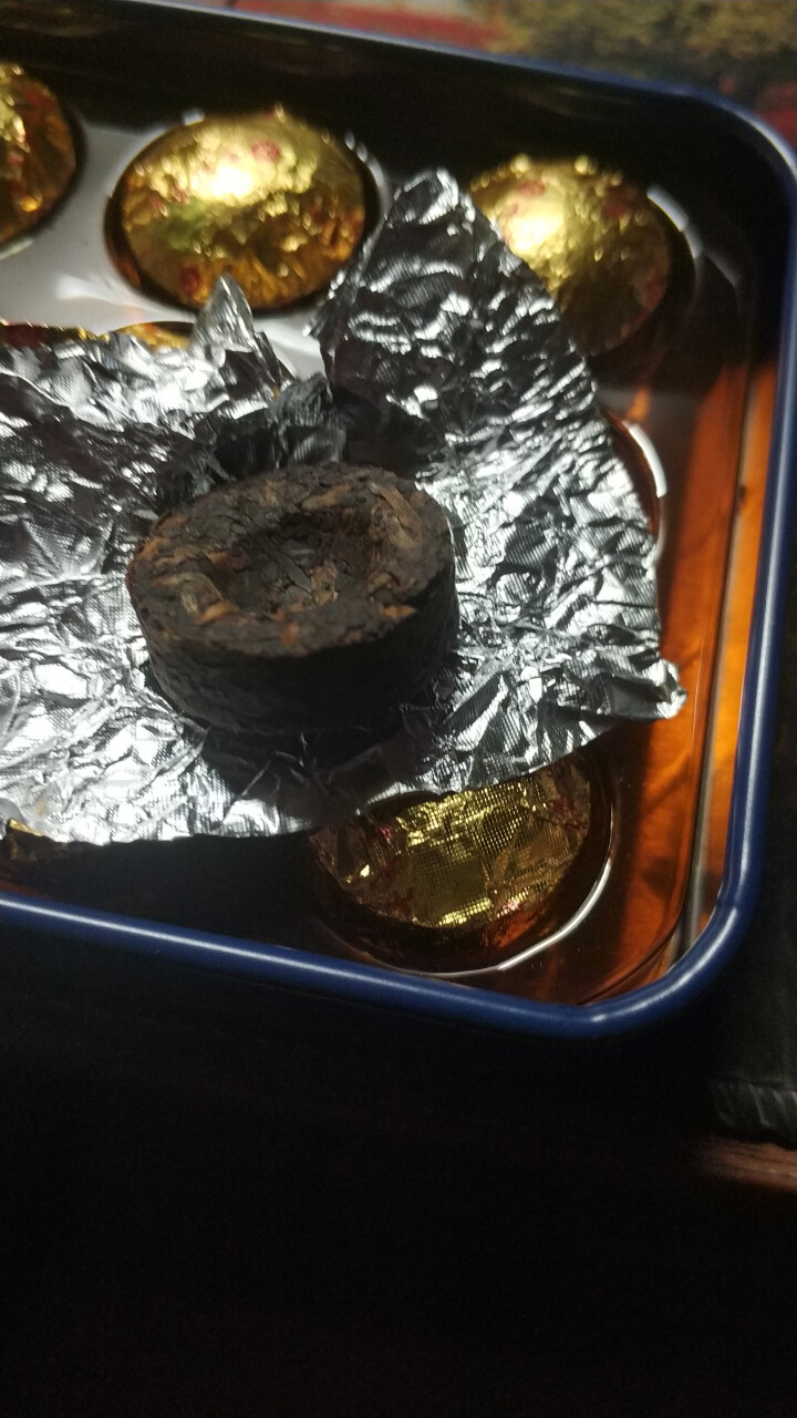 七彩云南茶叶普洱茶熟茶/生茶非陈皮小青柑迷你小金沱茶系列 尚品小金沱45g怎么样，好用吗，口碑，心得，评价，试用报告,第2张