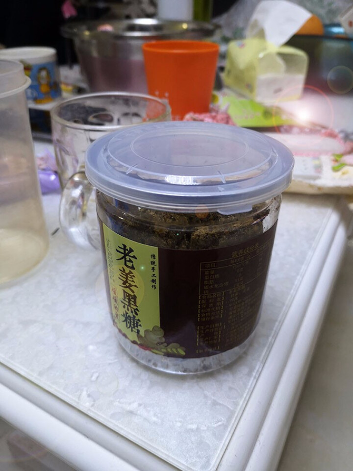 老姜红糖 姨妈茶黑糖块250g 传统姜红糖水 广西手工红糖老姜茶怎么样，好用吗，口碑，心得，评价，试用报告,第2张