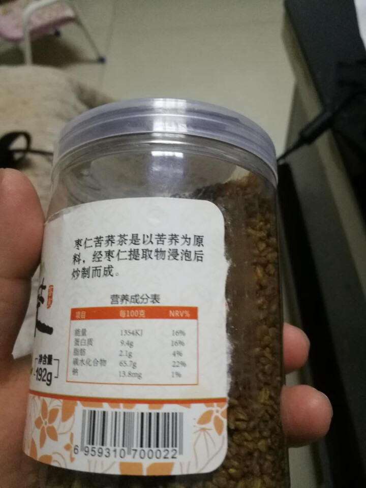 【会宁扶贫馆】 万里源罐装苦荞茶192g 中投扶贫产品 甘肃会宁特产 枣仁苦荞茶怎么样，好用吗，口碑，心得，评价，试用报告,第3张