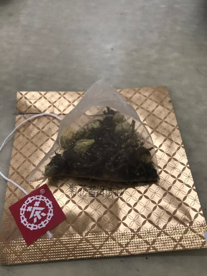 中茶清茶菊花普洱茶 茶叶袋泡花草茶10包一盒25g 菊花普洱试用装(1袋)怎么样，好用吗，口碑，心得，评价，试用报告,第3张