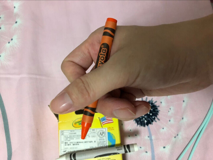 美国绘儿乐Crayola 儿童绘画 画笔工具 彩色蜡笔套装 学生绘画练习 24色标准蜡笔52,第4张