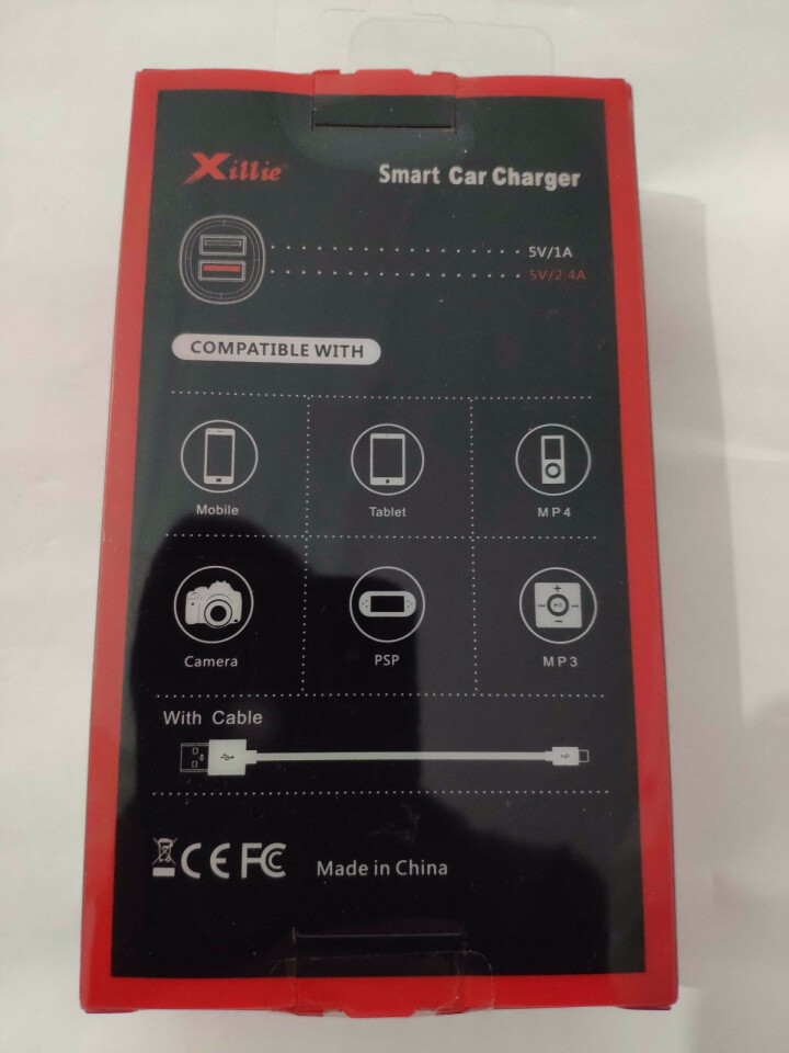 Xillie 车载充电器 5V2.4A车充点烟器 双口白色+安卓数据线怎么样，好用吗，口碑，心得，评价，试用报告,第3张