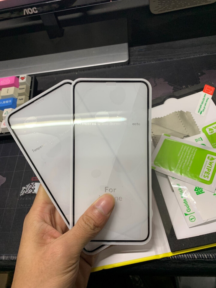 TEPSHINE苹果X/XS/XR钢化膜iphone xsmax手机贴膜全复盖 钻石蓝宝石镀晶钢化膜 全复盖3D冷雕曲面屏（送试贴膜） 苹果 XS MAX  6,第4张