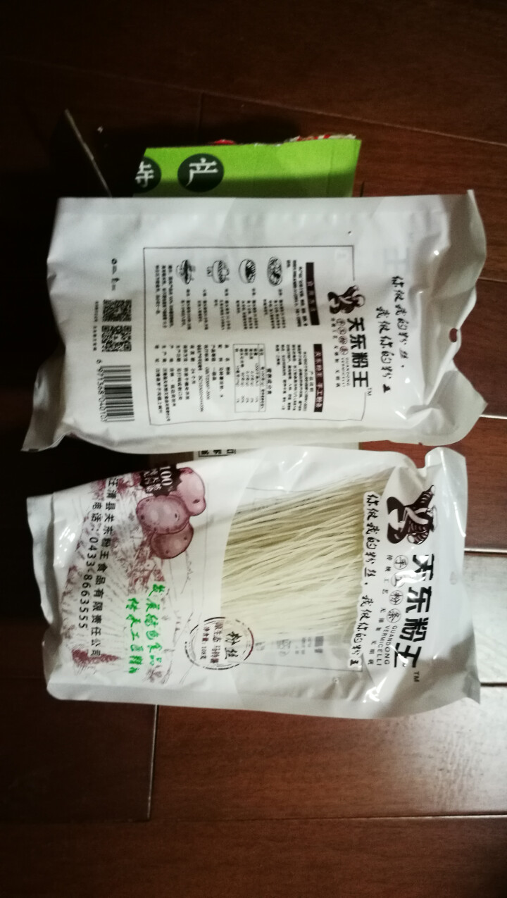 关东粉王 马铃薯手工无添加粉丝 108g/袋*2  延边特产怎么样，好用吗，口碑，心得，评价，试用报告,第2张