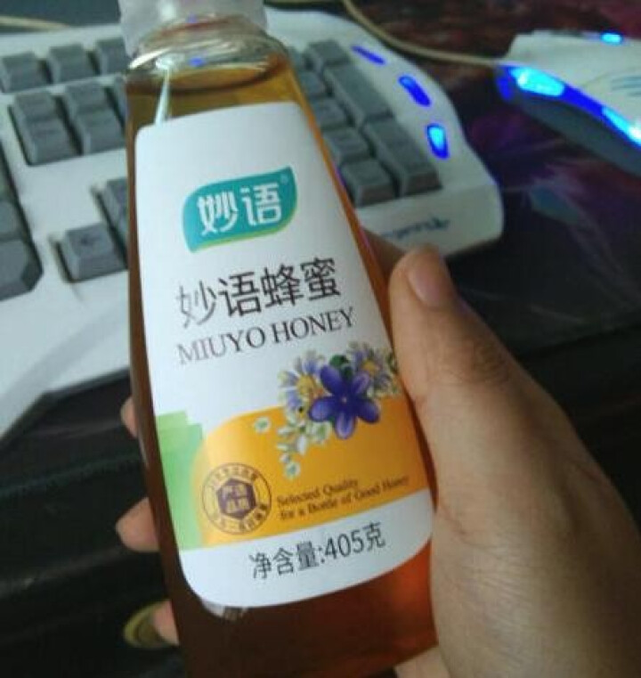 妙语（MiuYo）纯净天然农家自产土取蜂蜜 405g*1瓶怎么样，好用吗，口碑，心得，评价，试用报告,第3张