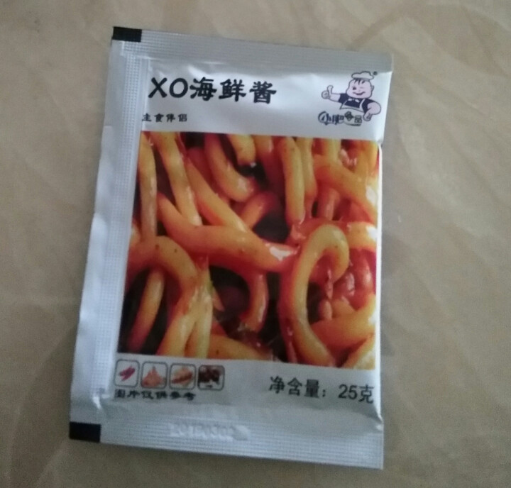 小肥拌饭25g*20袋XO海鲜酱重庆小面酱拌面酱料包小包装香辣麻辣味袋装 25g重庆小面+XO海鲜酱各一袋怎么样，好用吗，口碑，心得，评价，试用报告,第4张