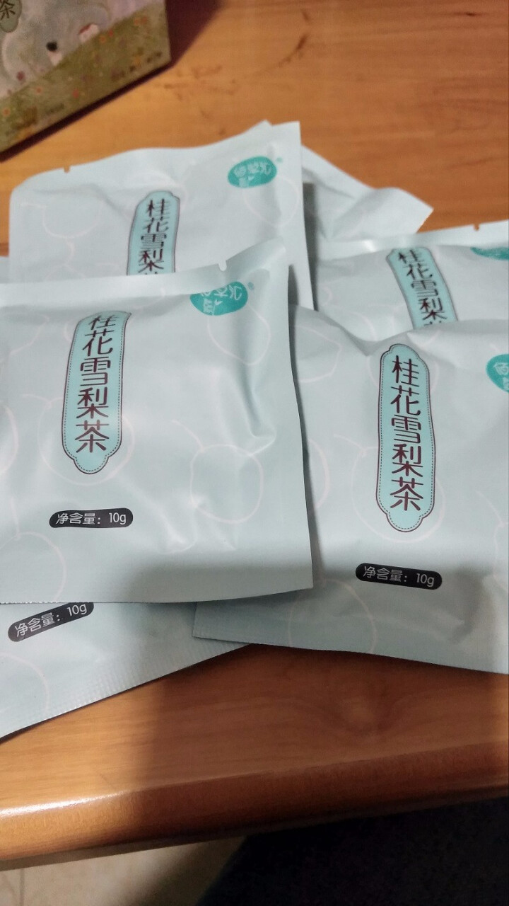 佰草汇 桂花雪梨茶 菊花茶教师润喉茶清冰糖雪梨茶咽喉护嗓子雾霾茶泡水喝的养生茶组合花草茶怎么样，好用吗，口碑，心得，评价，试用报告,第3张