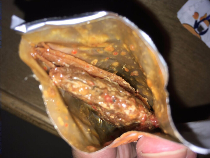 宅宅熊 即食小黄鱼 多规格 舟山特产即食小鱼干劲爆辣鱼即食鱼零食小吃香辣五香味 香辣 香辣黄鱼8包*2怎么样，好用吗，口碑，心得，评价，试用报告,第4张