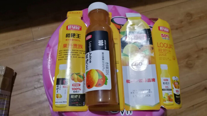 鲜绿园 枇杷汁100%枇杷王枇杷原浆果汁饮料大瓶饮料300ml 单瓶装试饮活动怎么样，好用吗，口碑，心得，评价，试用报告,第2张