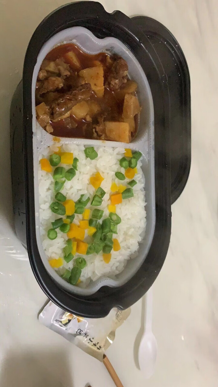 统一 开小灶 土豆煨牛腩口味 生活料理 251g 自热米饭 方便食品怎么样，好用吗，口碑，心得，评价，试用报告,第4张