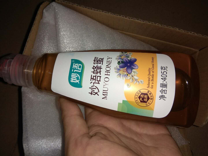 妙语（MiuYo）纯净天然农家自产土取蜂蜜 405g*1瓶怎么样，好用吗，口碑，心得，评价，试用报告,第4张