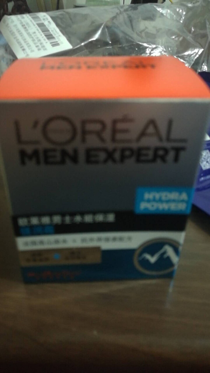 欧莱雅（LOREAL）男士水能保湿面霜强润霜护肤品擦脸油护脸霜补水乳液面霜化妆品搽脸油怎么样，好用吗，口碑，心得，评价，试用报告,第2张