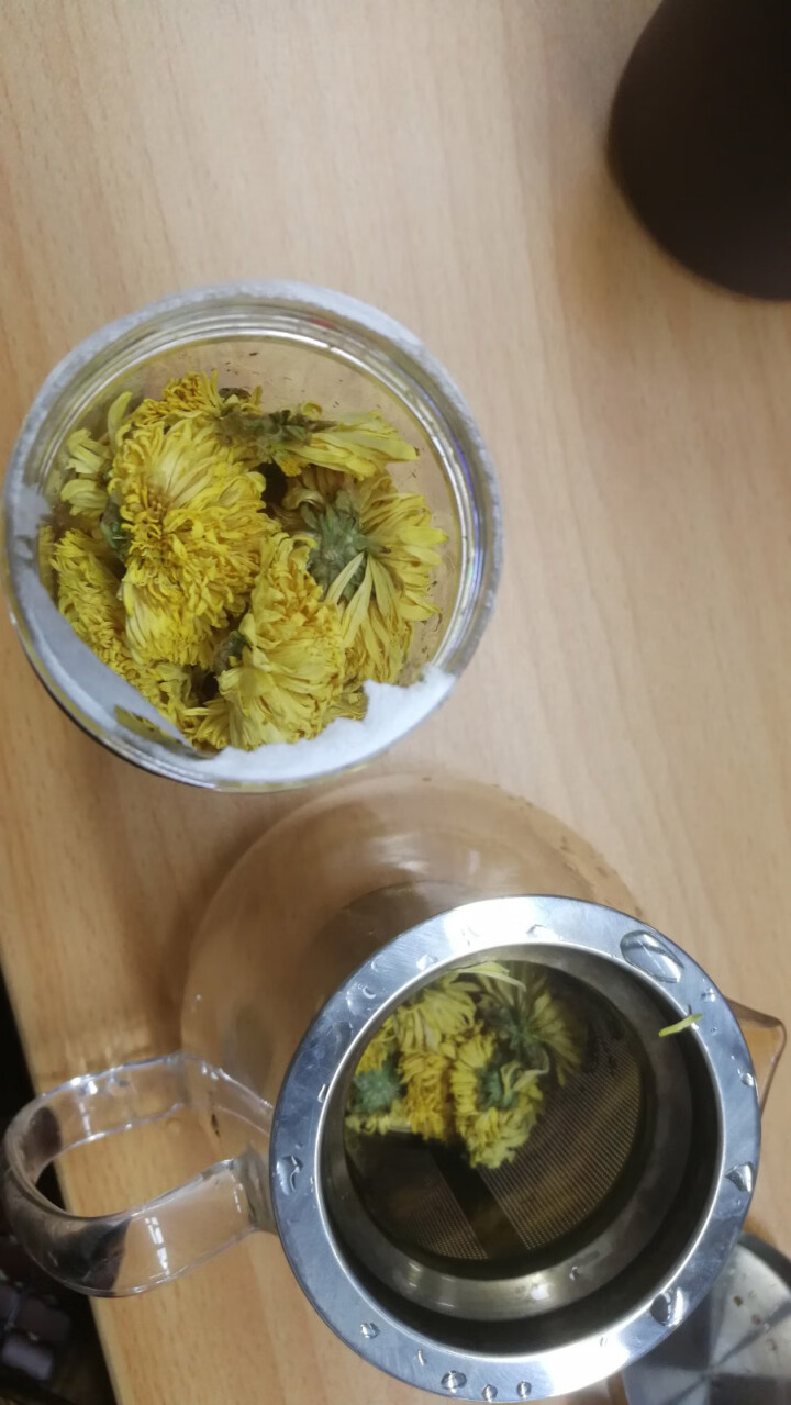 【买2罐送蘑菇杯】茗愿 正宗婺源皇菊  有机皇菊茶叶 花草茶 菊花茶 金丝皇菊 皇菊干 婺源皇菊20克怎么样，好用吗，口碑，心得，评价，试用报告,第2张