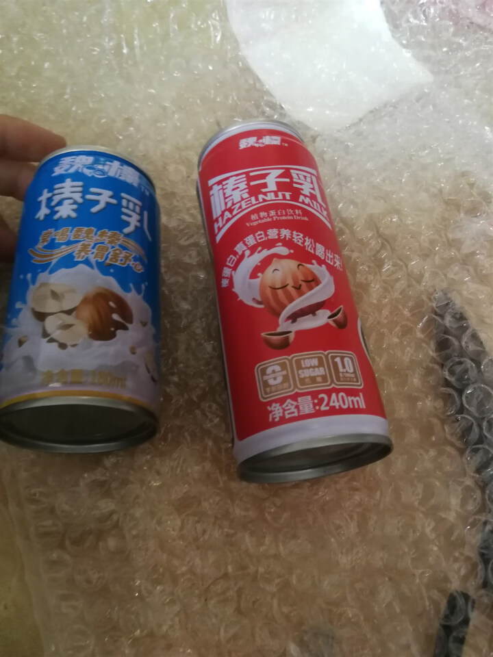 魏榛榛子乳植物蛋白饮料 醇香240ml*1+柔香180ml*1试用装怎么样，好用吗，口碑，心得，评价，试用报告,第4张