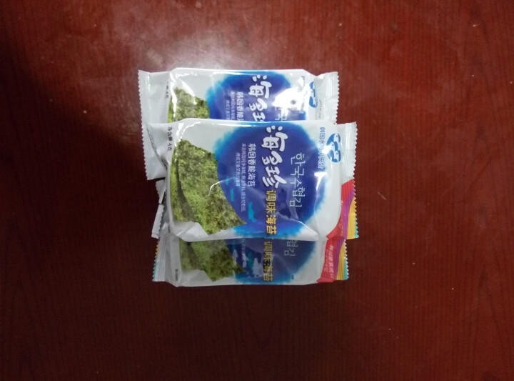 韩国进口 海多珍调味海苔4gx3 进口休闲零食海苔怎么样，好用吗，口碑，心得，评价，试用报告,第3张