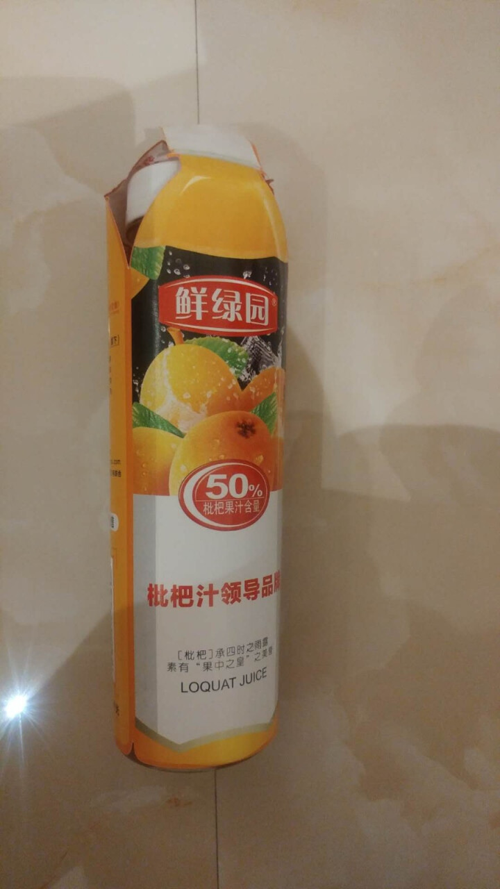 鲜绿园 枇杷汁100%枇杷王枇杷原浆果汁饮料大瓶饮料300ml 单瓶装试饮活动怎么样，好用吗，口碑，心得，评价，试用报告,第2张