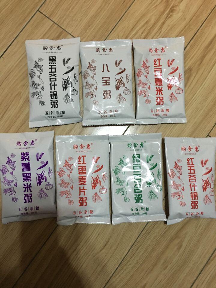 购食惠 7日粥道 五谷杂粮 粥米 7种700g（粥米 粗粮 组合 杂粮 八宝粥原料）怎么样，好用吗，口碑，心得，评价，试用报告,第4张