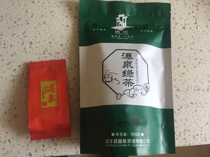 瀑泉绿茶新茶高山云雾茶浓香型口粮茶炒青工艺高山绿茶叶恩施2018新茶叶 100g怎么样，好用吗，口碑，心得，评价，试用报告,第2张