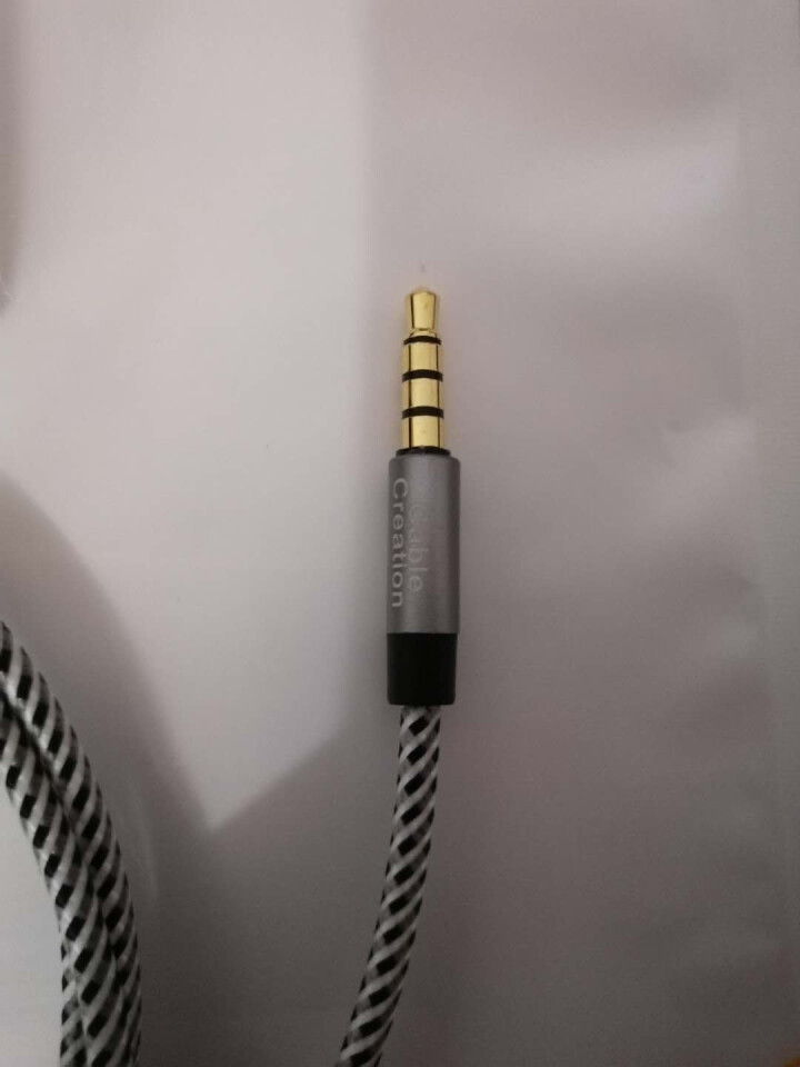 CABLE CREATION安卓micro usb转3.5录音线音频线快手直播抖音V8声卡转接音频线 安卓【话筒音频伴奏线】 【钛空灰】1米怎么样，好用吗，口碑,第4张