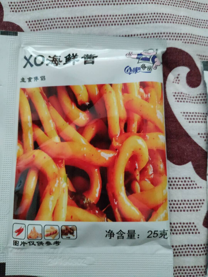 小肥拌饭25g*20袋XO海鲜酱重庆小面酱拌面酱料包小包装香辣麻辣味袋装 25g重庆小面+XO海鲜酱各一袋怎么样，好用吗，口碑，心得，评价，试用报告,第4张