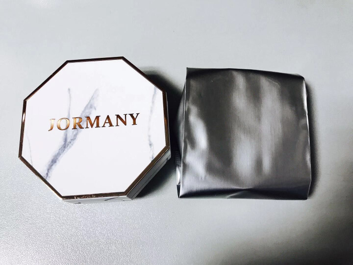 乔曼妮（JORMANY）气垫BB霜CC霜粉底液粉饼韩国同款15g*2遮暇保湿控油裸妆大理石 典雅自然白怎么样，好用吗，口碑，心得，评价，试用报告,第4张