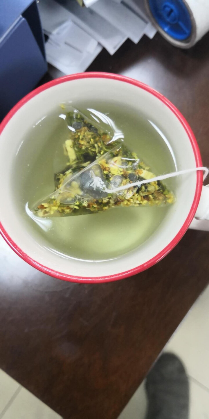 鲜萌花草茶 星恋桂花乌龙花茶 花草茶独立三角茶包 安溪铁观音桂花浓香组合茶 冷泡茶包养生茶12袋/盒怎么样，好用吗，口碑，心得，评价，试用报告,第4张