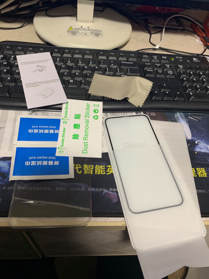 TEPSHINE苹果X/XS/XR钢化膜iphone xsmax手机贴膜全复盖 钻石蓝宝石镀晶钢化膜 磨砂 全屏黑边覆盖（送试贴膜） 苹果 XS/X  5.8英,第3张