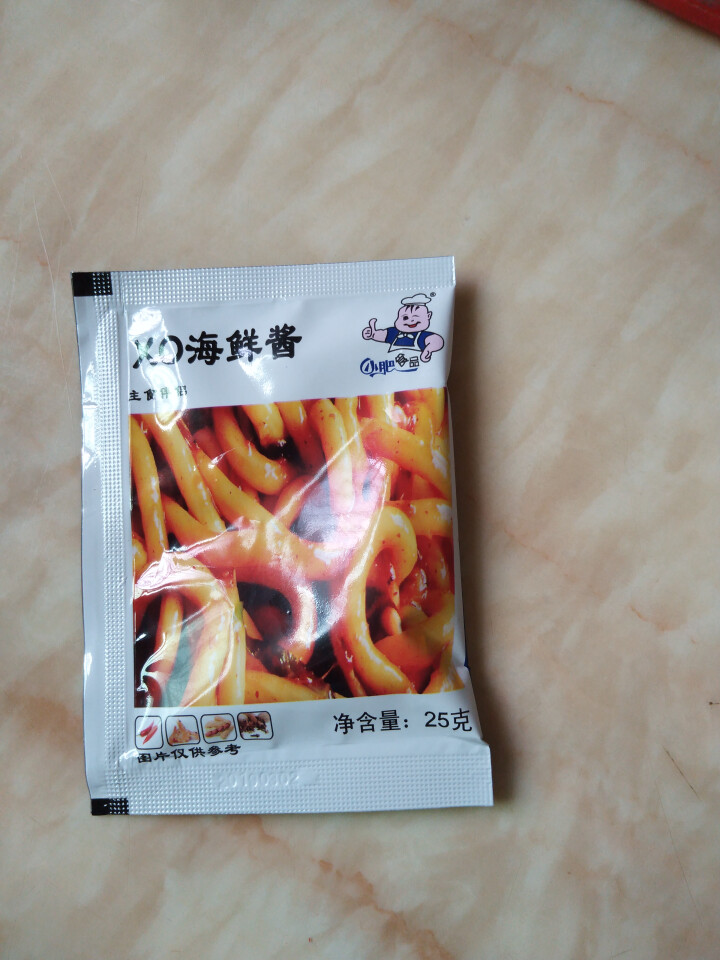 小肥拌饭25g*20袋XO海鲜酱重庆小面酱拌面酱料包小包装香辣麻辣味袋装 25g重庆小面+XO海鲜酱各一袋怎么样，好用吗，口碑，心得，评价，试用报告,第2张