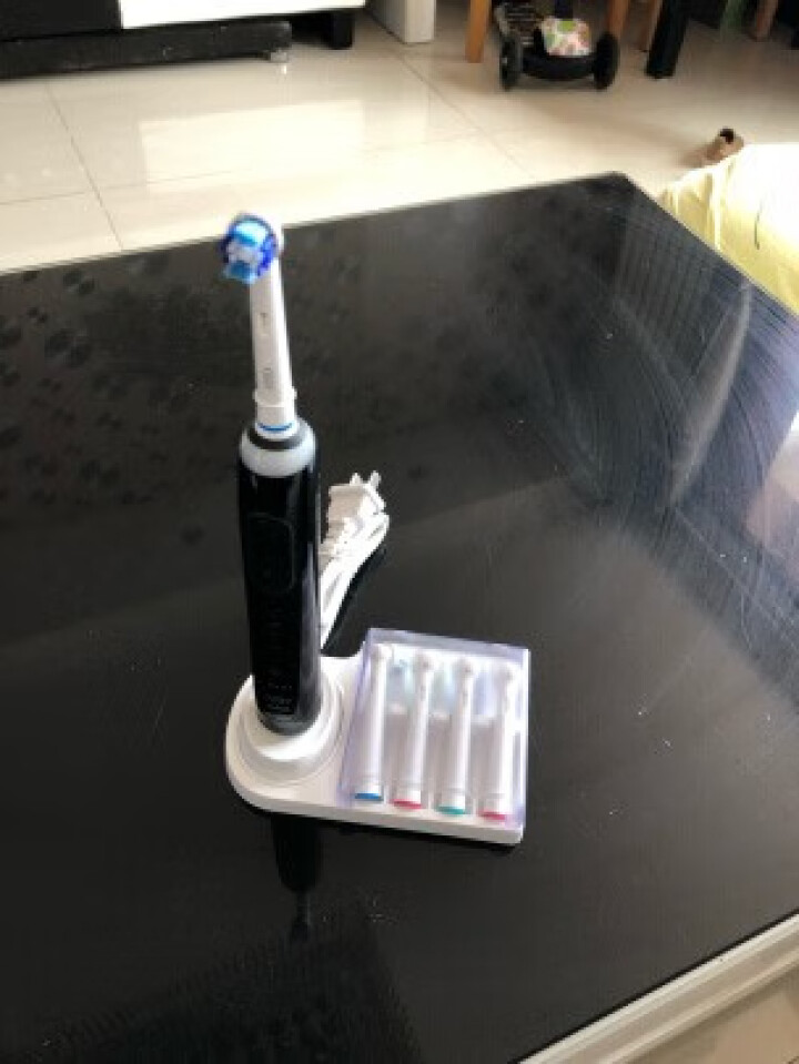 博朗 欧乐B（Oralb）电动牙刷 成人3D声波震动牙刷（自带刷头*5+充电旅行盒）黑色 iBrush9000 Plus怎么样，好用吗，口碑，心得，评价，试用报,第4张