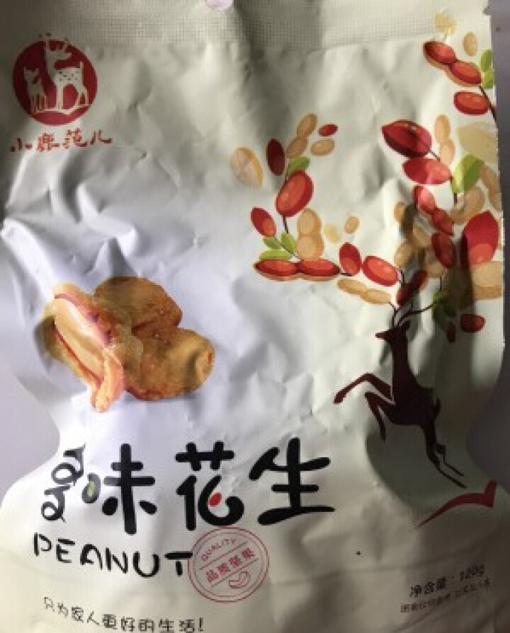 【小鹿范儿】 坚果炒货120G多味花生干果 休闲零食 花生小吃  下酒菜 120G 多味花生怎么样，好用吗，口碑，心得，评价，试用报告,第2张