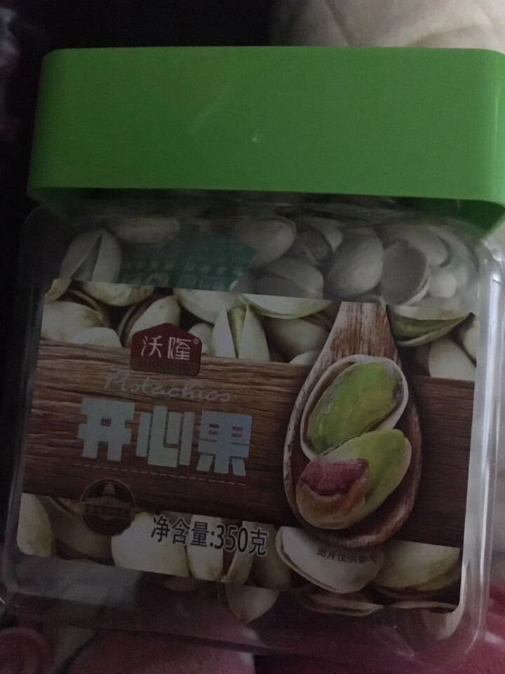 沃隆开心果 每日坚果休闲零食罐装350g 新品尝鲜怎么样，好用吗，口碑，心得，评价，试用报告,第2张