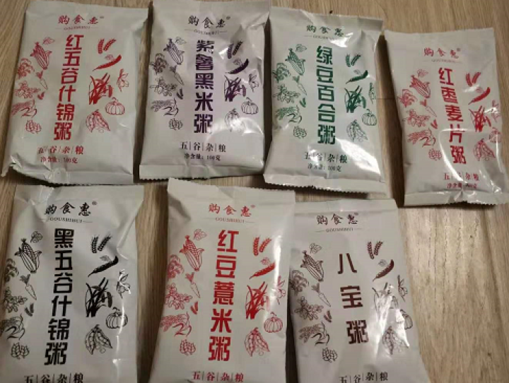 购食惠 7日粥道 五谷杂粮 粥米 7种700g（粥米 粗粮 组合 杂粮 八宝粥原料）怎么样，好用吗，口碑，心得，评价，试用报告,第3张