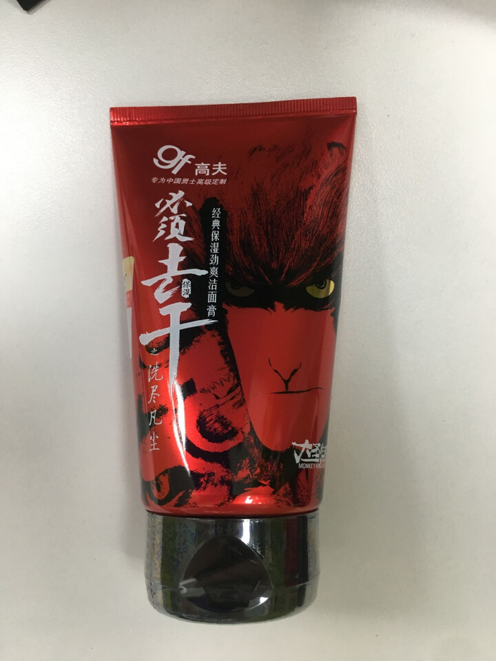 高夫经典保湿劲爽洁面膏120g（洗面奶男 补水保湿 护肤化妆品）怎么样，好用吗，口碑，心得，评价，试用报告,第2张