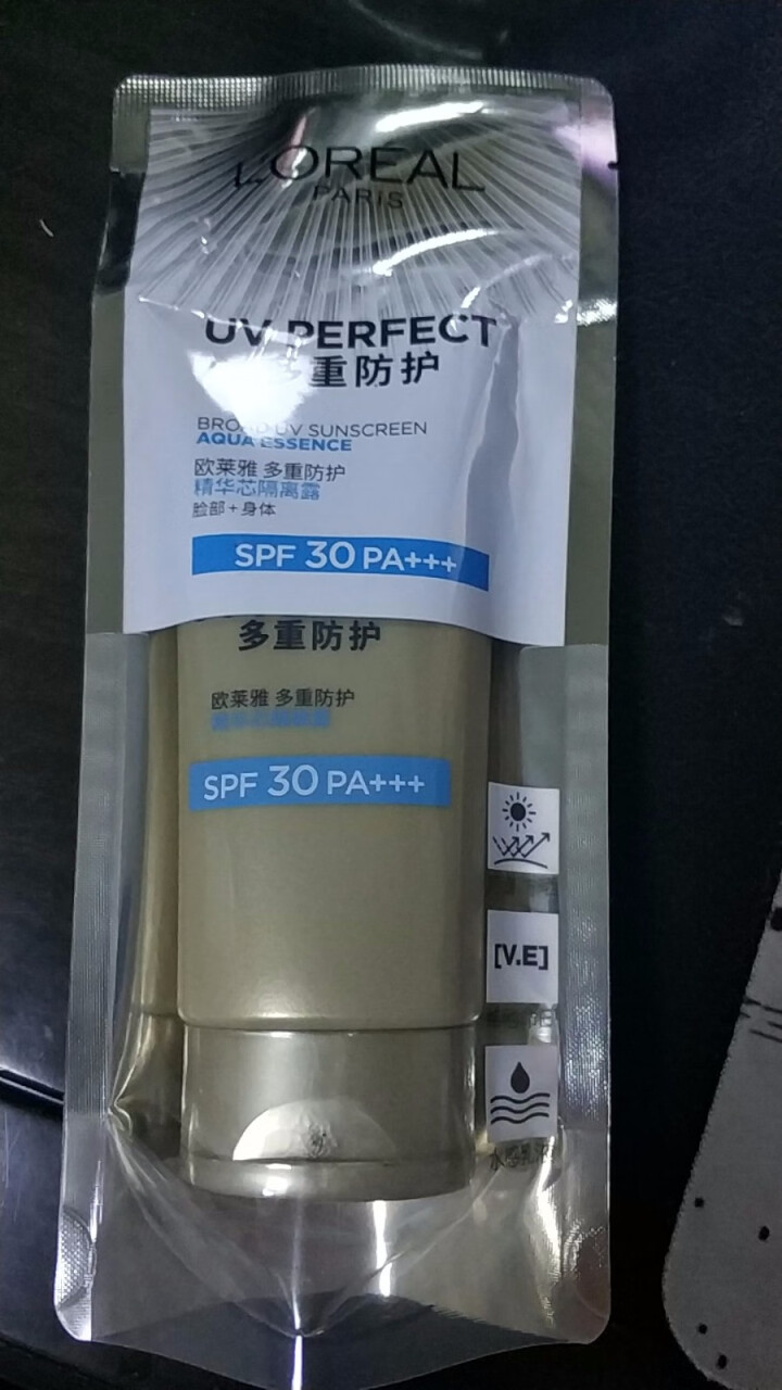 巴黎欧莱雅LOREAL防晒霜女多重防护隔离露spf50+PA++++套装男女全身脸部保湿防晒乳怎么样，好用吗，口碑，心得，评价，试用报告,第2张