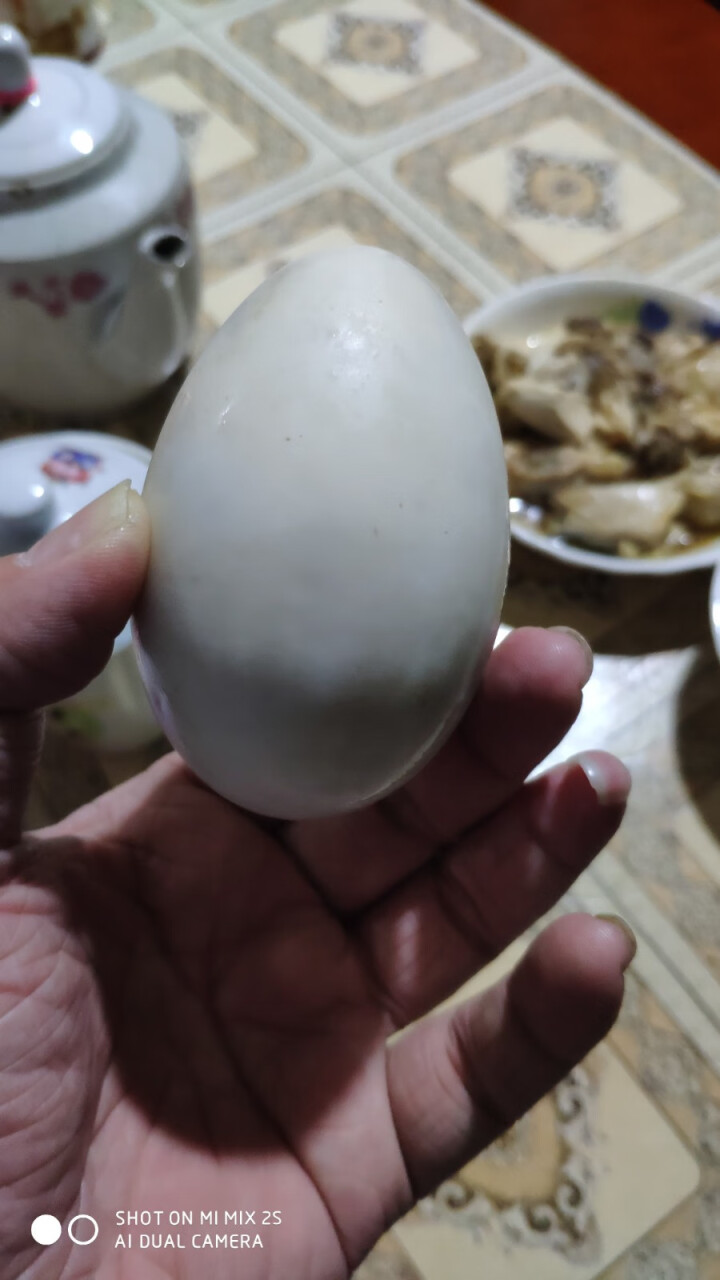 购食惠 双黄咸鸭蛋 双黄蛋 白洋淀油黄咸蛋熟 1枚装110g怎么样，好用吗，口碑，心得，评价，试用报告,第2张