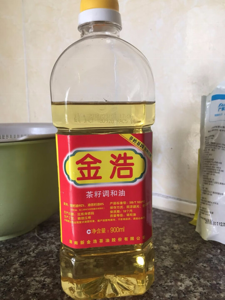 金浩 非转基因食用油 900ml怎么样，好用吗，口碑，心得，评价，试用报告,第4张