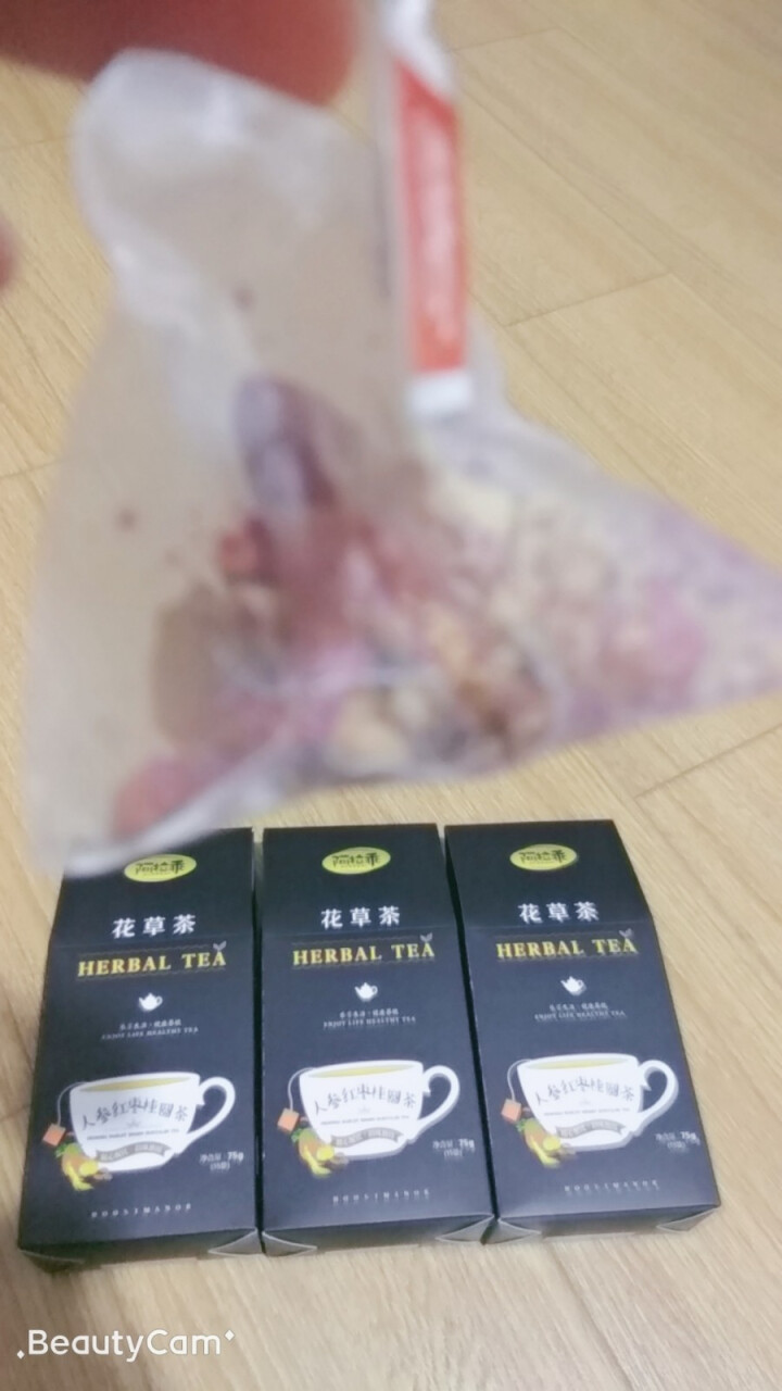 新品 人参红枣桂圆茶 五味原料枸杞玫瑰古方花茶组合220g 代用茶养生茶元气满满 买二送一怎么样，好用吗，口碑，心得，评价，试用报告,第3张