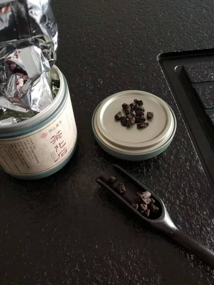 润土 茶化石 云南普洱茶熟茶520g铁罐装 老茶头散茶 碎银子糯米香怎么样，好用吗，口碑，心得，评价，试用报告,第3张