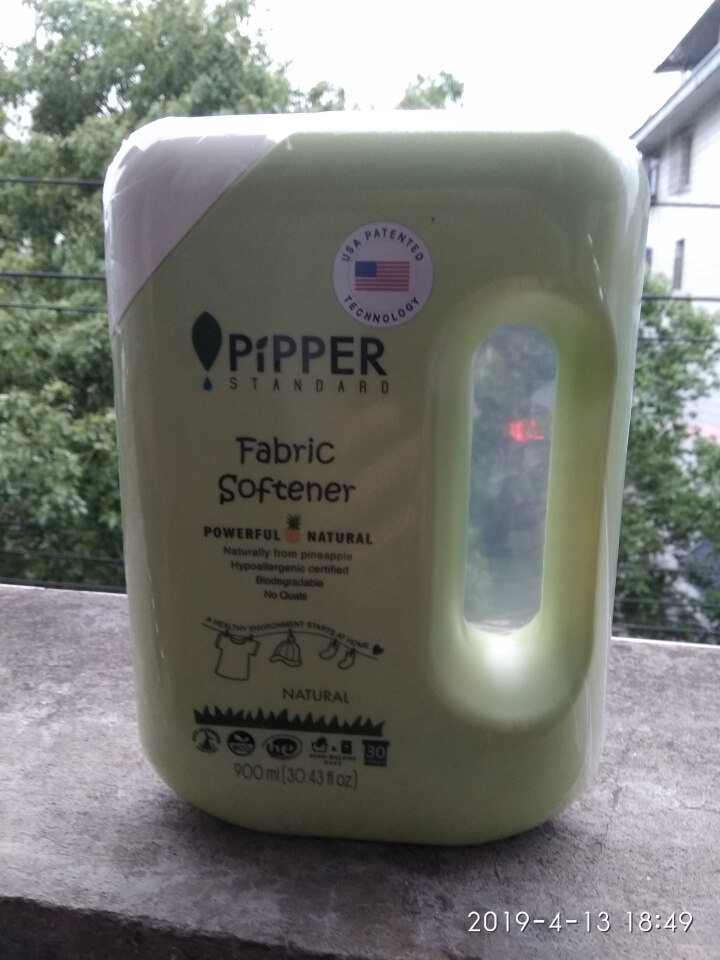 PIPPER 柔顺剂自然香型 900ml 衣物柔顺剂 植物酵素 自然型怎么样，好用吗，口碑，心得，评价，试用报告,第2张