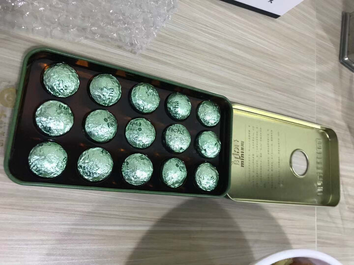 七彩云南茶叶普洱茶迷你小沱熟茶生茶小金沱系列 桂花普洱小金沱45g怎么样，好用吗，口碑，心得，评价，试用报告,第3张